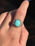 Native American, Hand-Made, Turquoise & Sterling Silver Ring