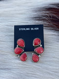 Native Made, Spiny Oyster & Sterling Silver Earrings