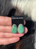 Native Made, Turquoise & Sterling Silver Earrings