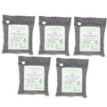 Pack of 5 Activated Bamboo Charcoal Air Purifying Deodorizing Bags