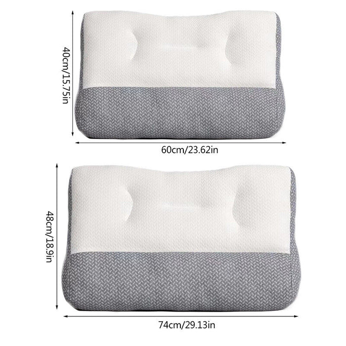 Ergonomic Designed Cervical Contour Orthopedic Neck Support Memory Foam Pillow