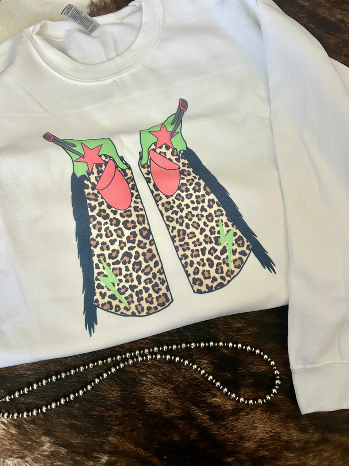 Neon Chaps Crewneck