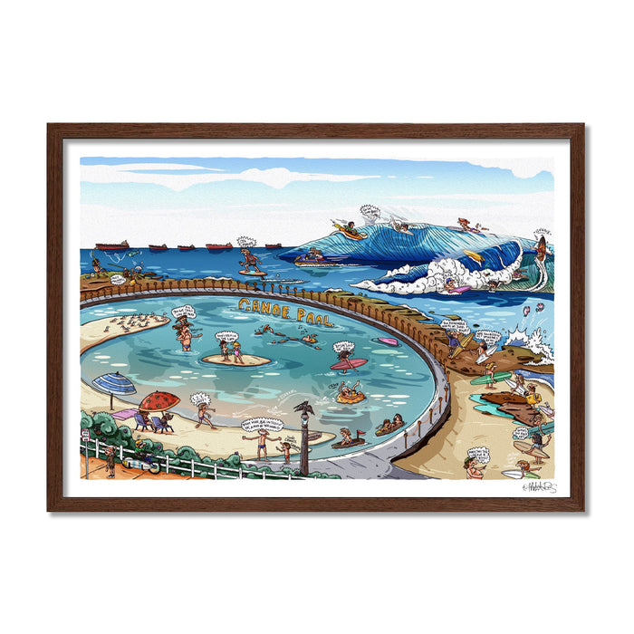 Fine Art Print / A1 (594 x 841mm) Most Popular Size / Walnut