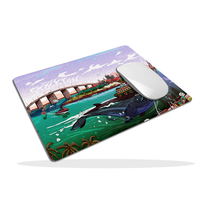 Newcastle Harbour Mouse Pad