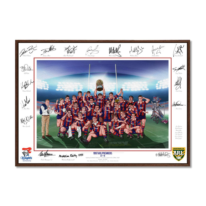 Canvas Print / A1 (594 x 841mm) Most Popular Size / Walnut
