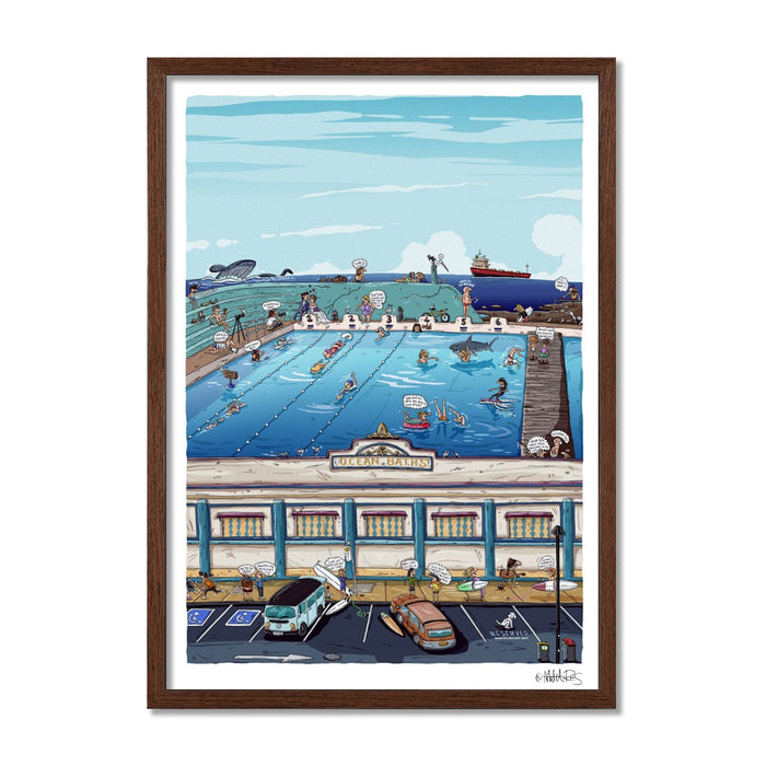 Fine Art Print / A1 (594 x 841mm) Most Popular Size / Walnut