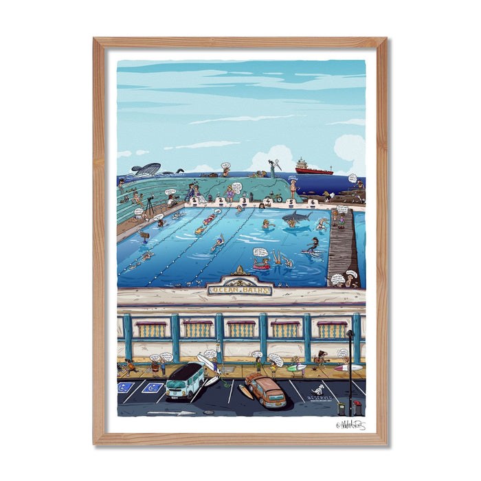 Fine Art Print / A1 (594 x 841mm) Most Popular Size / Oak