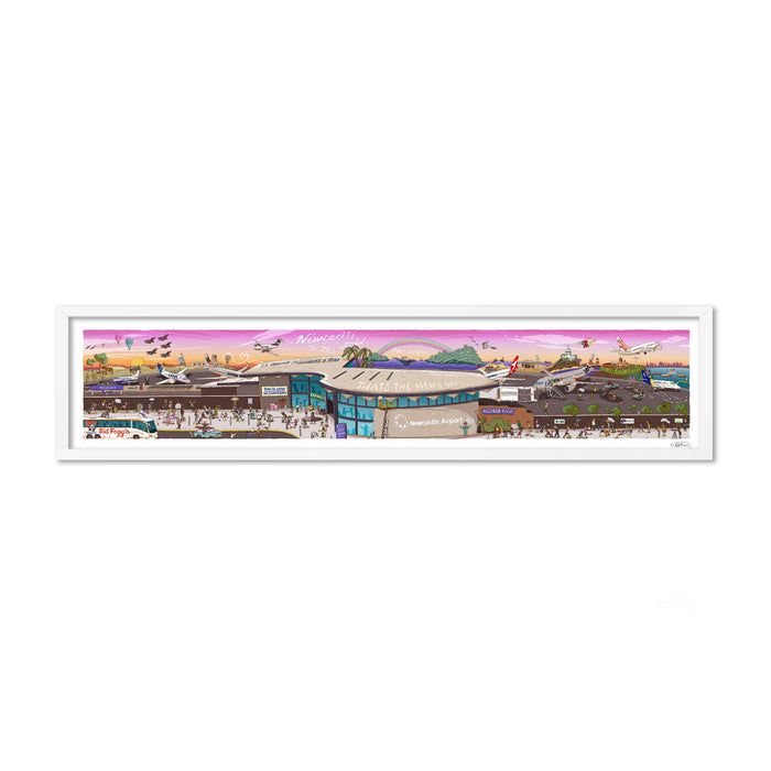 Fine Art Print 353mm x 1650mm / White
