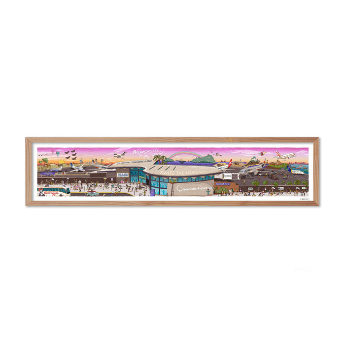 Fine Art Print 353mm x 1650mm / Oak