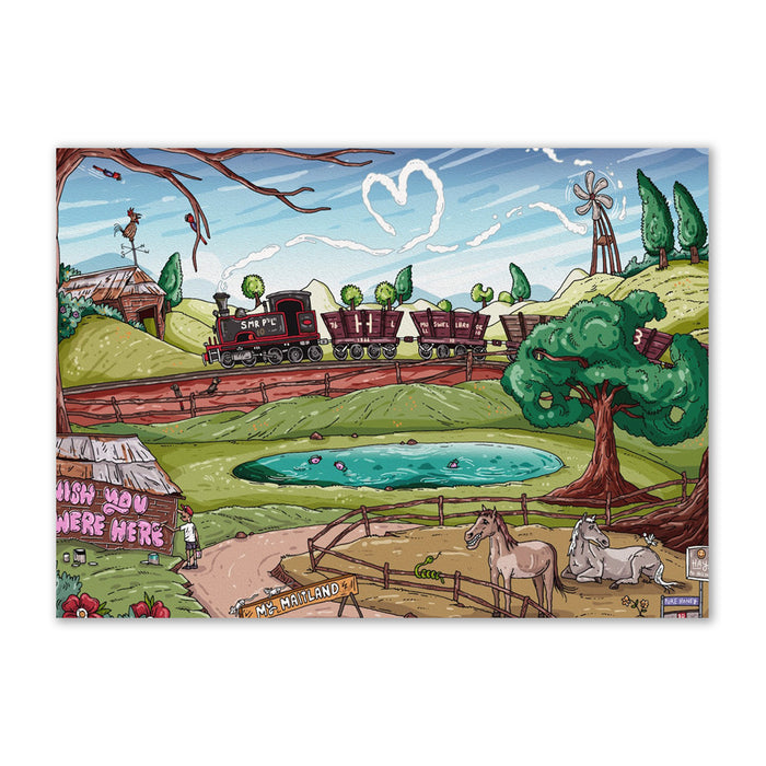 Canvas / A1 (594 x 841mm) Most Popular Size / No Frame / Rolled Print