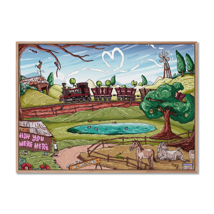 Canvas / A1 (594 x 841mm) Most Popular Size / Oak