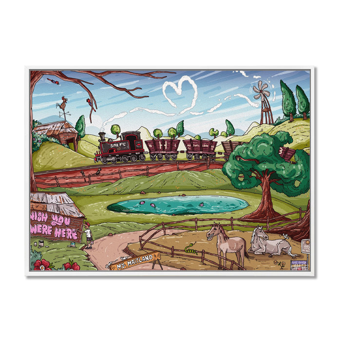 Canvas / A1 (594 x 841mm) Most Popular Size / White