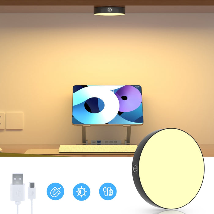 Night Light Rechargeable Dimmable Touch Light LED Lights for Cabinet Wardrobe Kitchen Bedroom