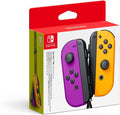 Nintendo Switch Joy-Con Controller Pair Neon Purple/Orange Motion Control & HD Rumble