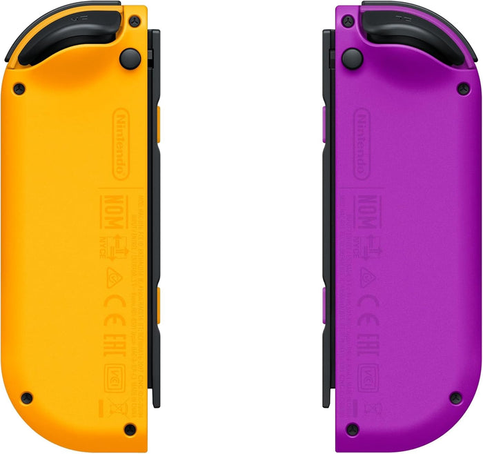 Nintendo Switch Joy-Con Controller Pair Neon Purple/Orange Motion Control & HD Rumble