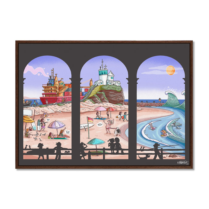 Canvas / A1 (594 x 841mm) Most Popular size / Walnut