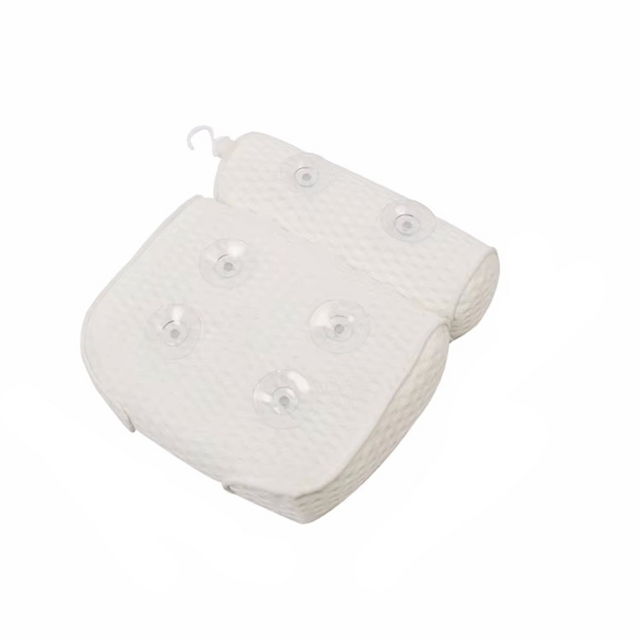 Non-Slip Suction Cups Air Mesh Bathtub Pillow Support Neck, Head and Back