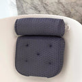 Non-Slip Suction Cups Air Mesh Bathtub Pillow Support Neck, Head and Back