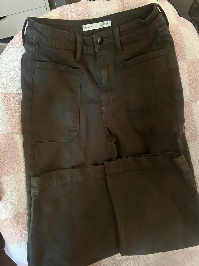 Olive Green Jeans