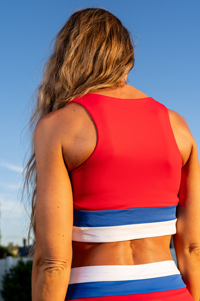 Ombré Crop Top - Gym to Swim