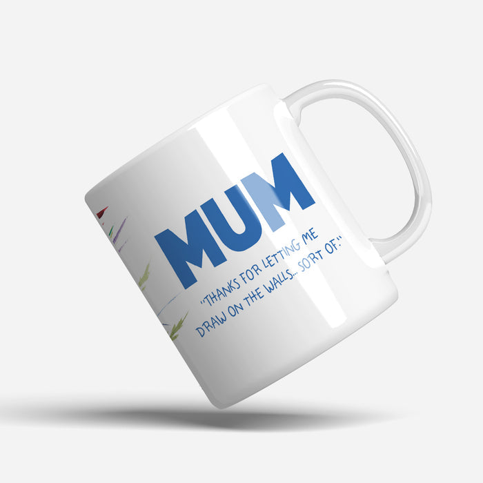 On The Walls "Mum" Mug