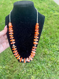 Orange Spiny Necklace