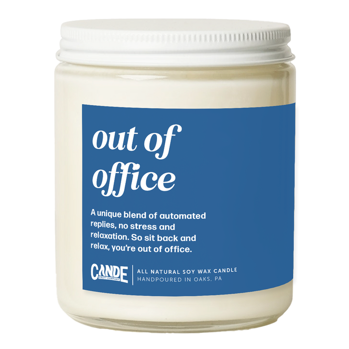 Out of Office Candle