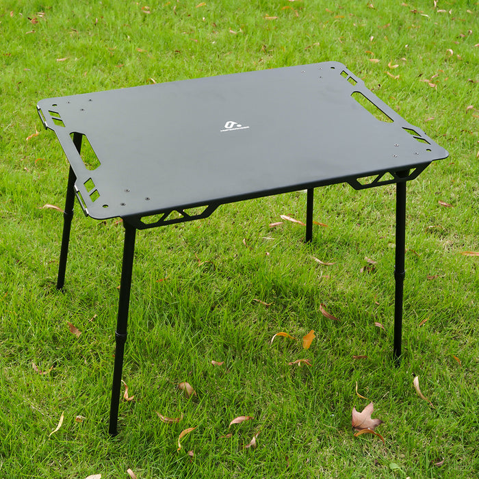 HYPERANNGER Aluminum Alloy Outdoor Camping Tactical Table