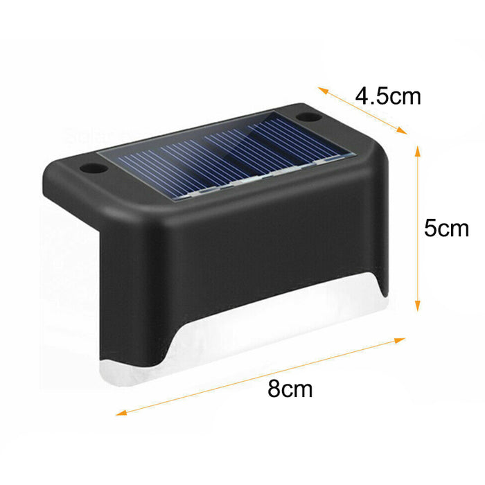 4 Pcs Waterproof Solar Deck and Outdoor Path LED Light- Solar Powered