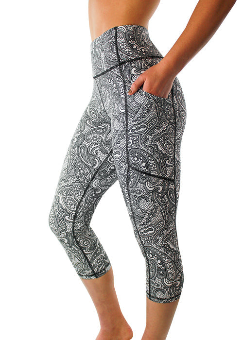 Paisley Capri & Legging - FINAL SALE (ONLY XS)