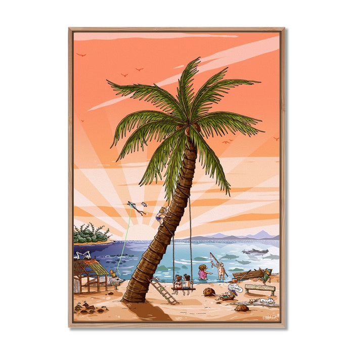 Canvas Print / A1 (594 x 841mm) Most Popular Size / Oak