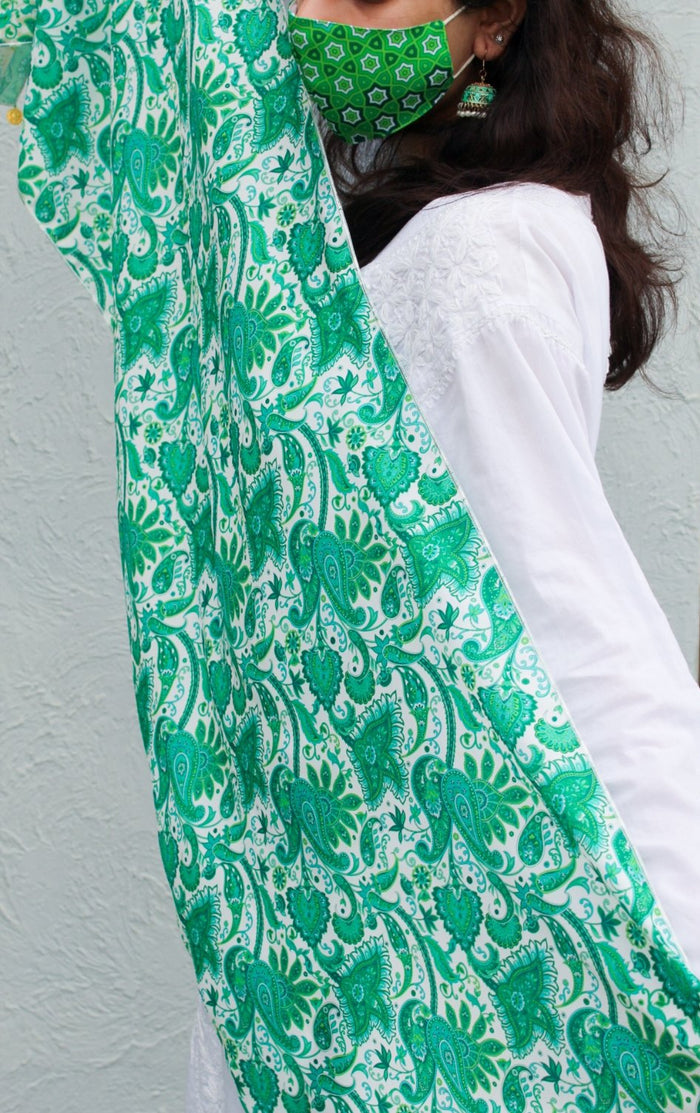 Patriotically Paisley Scarf