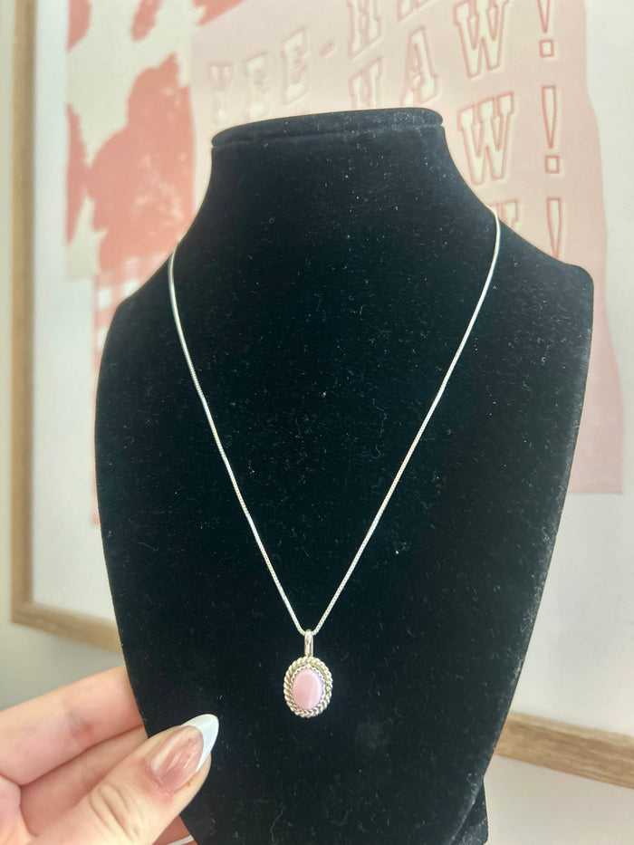 Pink Conch Necklace