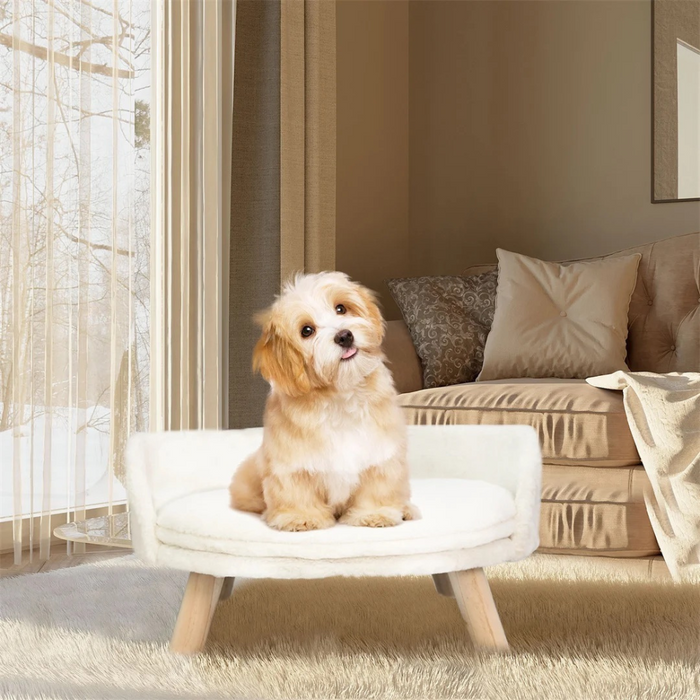 Plush Luxury Cat Bed with Cozy Cushion Pad