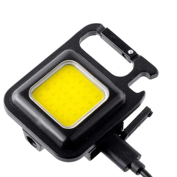 Mini Waterproof Pocket Torch LED Keychain Flashlight USB Charging