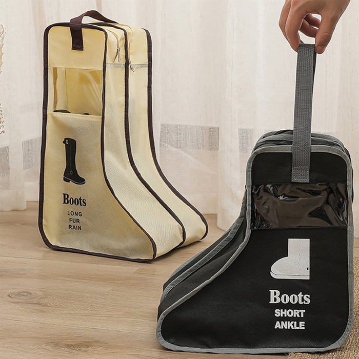 Portable and Dust Proof High Heels Shoe Zippered Travel Storage