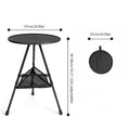 Ultralight Portable Folding Camping Round Table with Optional Light Stand