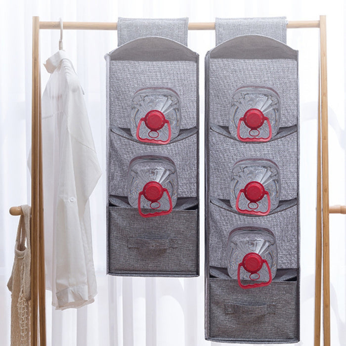 Portable Wardrobe Hanging Storage Bag Interlayer Drawer Type Clothes Hangers Holder Hanging Closet Organizer