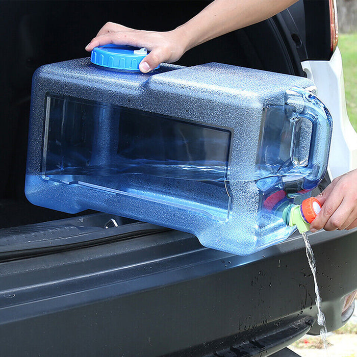 Portable Outdoor Water Storage Container Emergency Drinking Water Jug with Faucet