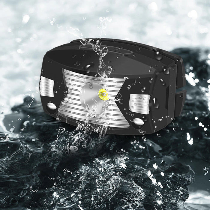 Powerful LED Headlamp Body Motion Sensor Headlight USB Charging