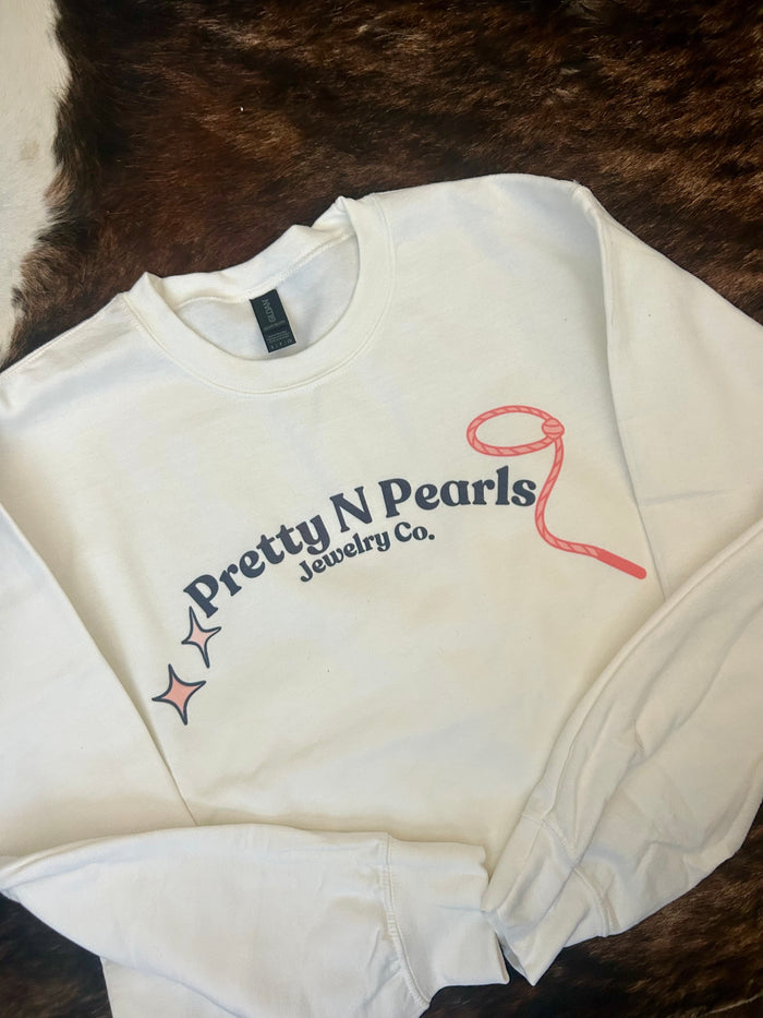 Pretty N Pearls Crewneck