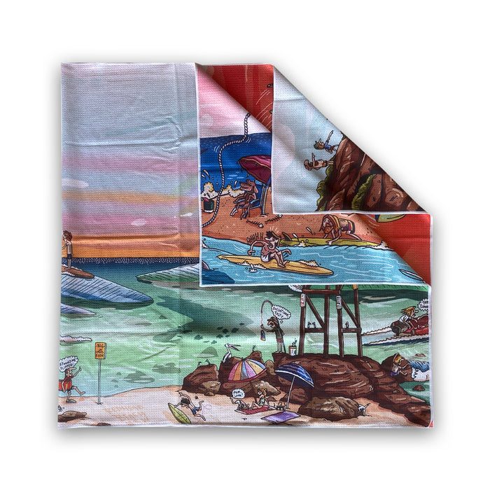 Redhead Beach / Shark Tower Towel