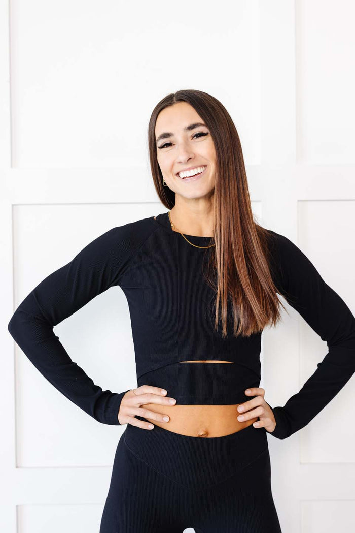 Restore Long Sleeve Crop Top