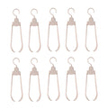 Pack of 10 Retractable Minimalist Design Laundry Hangers