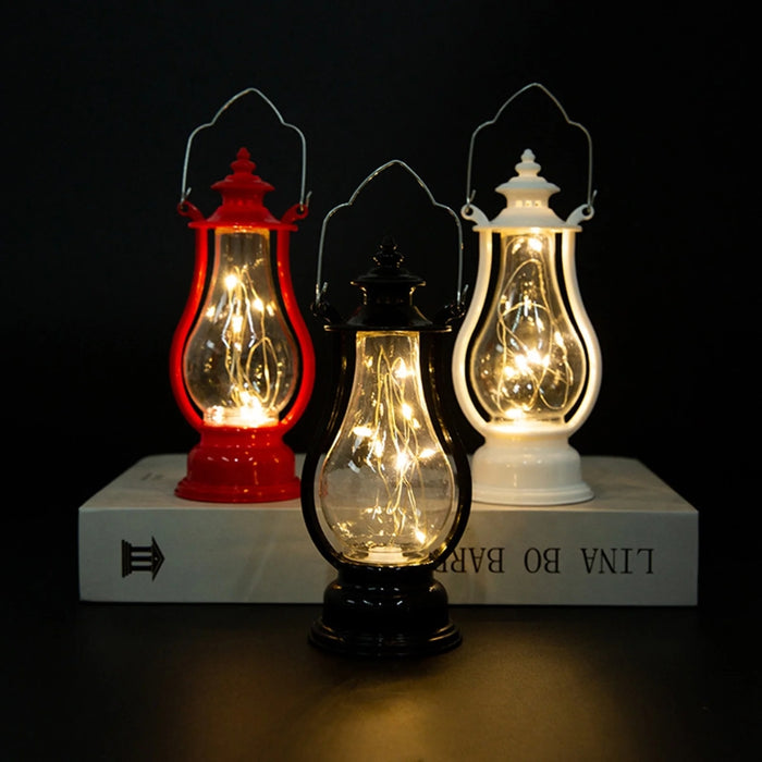 Retro LED Oil Lamp Multi-Colored Interior Decorative Desk Light