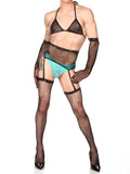 Unisex Crystal Fishnet Set