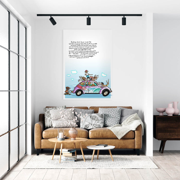 Road Trip 1 Wall Decal