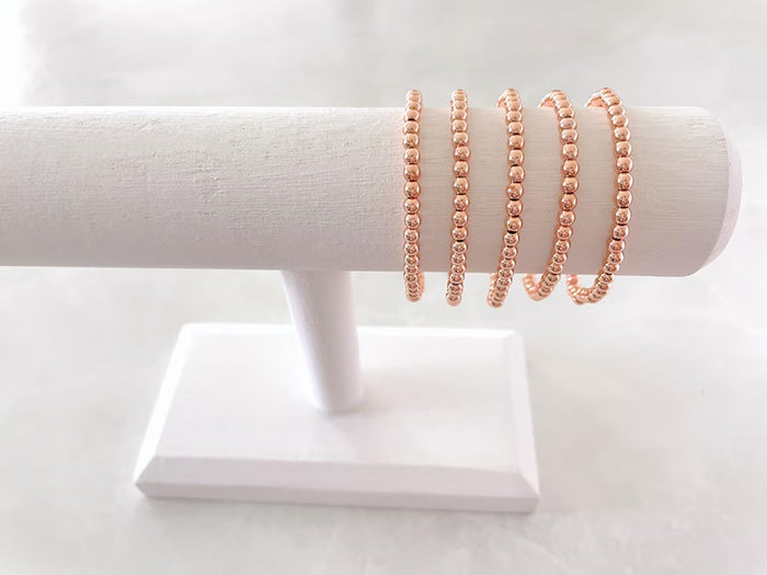Rose Gold Stacking Bracelets