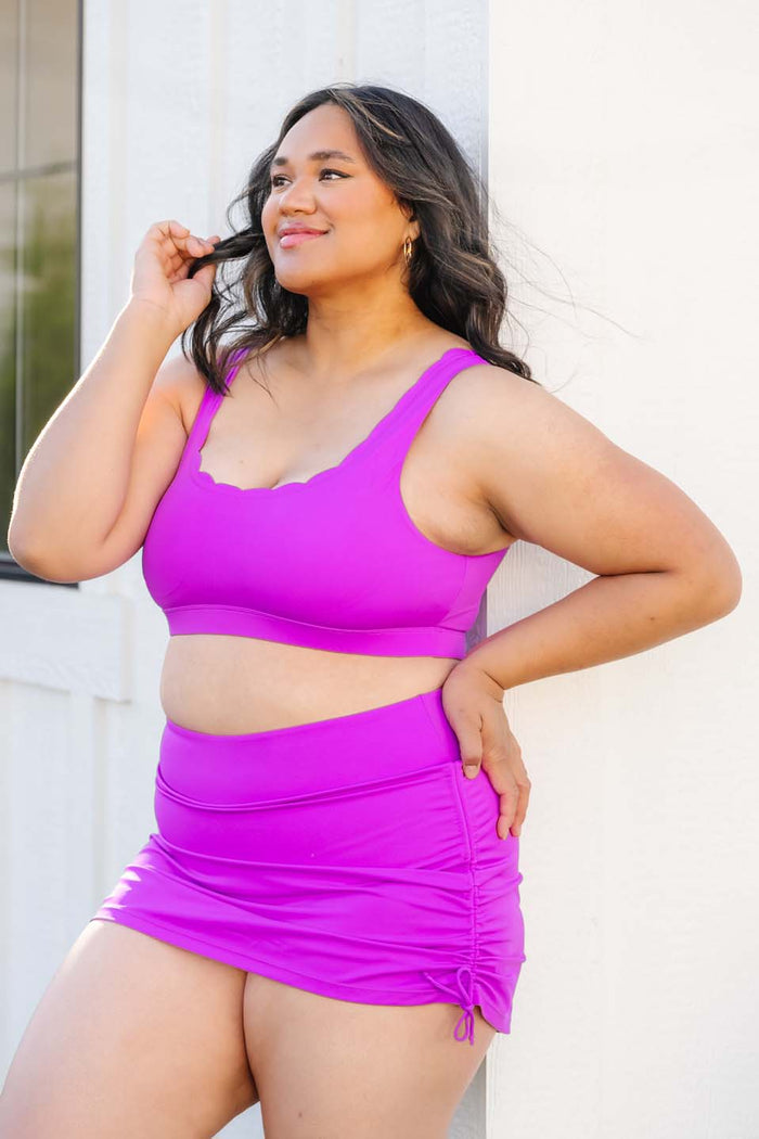Scalloped Bikini Top - Gym to Swim