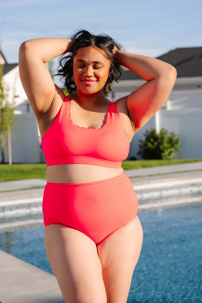 Scalloped Bikini Top - Gym to Swim